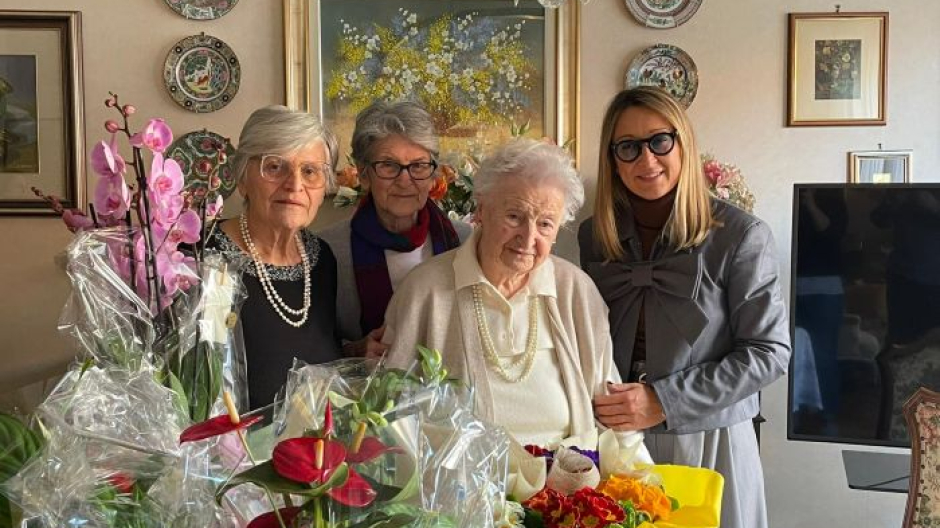 Borgosesia festeggia le sue centenarie